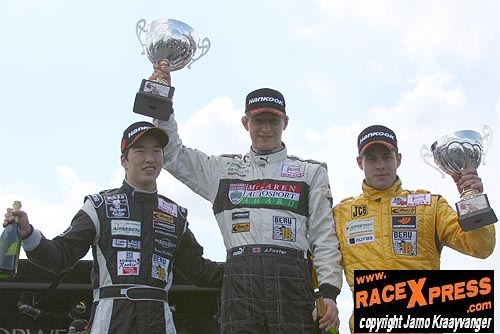 Podium Duits F3 Race1 Hockenheim
